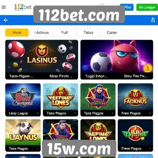 Análise das opções de jogos disponíveis em 112bet.com